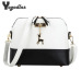 Women shoulder bags messenger bag leather small shell bag famous brand crossbody bag Deer Spliced Collision color