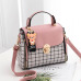 2018 Fashion Girls Handbags for Women Commuter Package PU Patchwork Soft Female Totes Top-Handle Bags Luxury Women Bags Designer