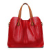 Genuine Leather Women Handbag High Quality Fashion Ladies Shoulder Bag Solid Color Top-handle Bag