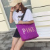 New pink girl bag travel duffel bag women beach shoulder bag large capacity bags Travel Business Handbags