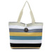 Summer Canvas Shopper Bag Striped Rainbow Prints Beach Bags Tote Women Ladies Girls Shoulder bag Casual Shopping Handbag Bolsa