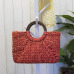 Women Vintage Rattan Handbag Female Bohemian Summer Beach Straw Bags Lady Simple Weave Bag Handmade Casual Large Tote SS3032