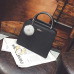 Women's Bag 2018 Handbag vintage Mini crossbody Bag Ladies leather Handbag Ball Shoulder Bag Motorcycle Messenger Top-Handle Bag