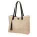 Women's Woven Handbags Fashionable Beach Straw Bag Natural Simple Single Shoulder Large Bag For Outdoor Brand New