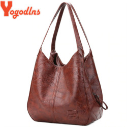 Yogodlns Vintage Womens Hand bags Designers Luxury Handbags Women Shoulder Bags Female Top-handle Bags Fashion Brand Handbags