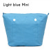 tanqu Waterproof Inner Lining Obag Insert Zipper Pocket Classic Mini Canvas Inner pocket for O Bag