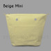 tanqu Waterproof Inner Lining Obag Insert Zipper Pocket Classic Mini Canvas Inner pocket for O Bag