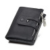 2018 Fashion Wallet Women Genuine Leather Wallets Female Hasp Double Zipper Design Coin Purse ID Card Holder Unisex Slim Wallet