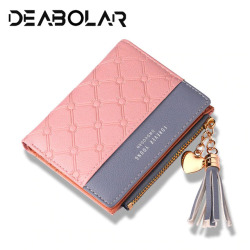 2019 New Women's Cute Fashion Purse Leather Long Zip Wallet Coin Card Holder Soft Leather Phone Card Female Clutch