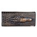 Genuine Leather 3D Embossing Alligator Ladies Crocodile Long Clutch Wallets Women Wallet Female Coin Purses Holders Brand