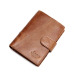 Jeep Brand Genuine Cow Leather Men Women Wallet Fashion Coin Pocket Trifold Design Men Purse High Quality Ladies Card ID Holder