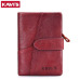 KAVIS Genuine Leather Women Wallet Female Long Clutch Lady Walet Portomonee Rfid Luxury Brand Money Bag Magic Zipper Coin Purse