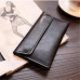 Magnetic Buckle Long Genuine Leather Women Wallet Female Clutch Bags Cow Leather Coin Purse Credit Card Holder Quality carteira