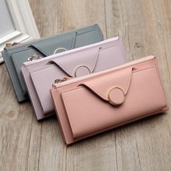 New Women Wallet Fashion Japan Style Wallet Female Zipper Pouch Handbag Casual Women Purse Card Holders Portefeuille Femme 2019