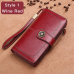 SENDEFN Hot Sale Women Clutch Leather Wallet Female Long Wallet Women Zipper Purse Strap Money Bag Purse For iPhone 7 5162-71