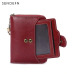 SENDEFN Trend Wallet Female Women Wallet Short Wallet Quality Coin Purse Women Button Purse Quality Flower Hardware 5185H-75