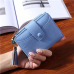 WESTERN AUSPICIOUS Women Wallet 2018 New Purple Blue Gray Black Wallet Female Zipper And Hasp Lady Card Holder