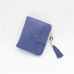 WESTERN AUSPICIOUS Women Wallet 2018 New Purple Blue Gray Black Wallet Female Zipper And Hasp Lady Card Holder