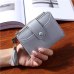 WESTERN AUSPICIOUS Women Wallet 2018 New Purple Blue Gray Black Wallet Female Zipper And Hasp Lady Card Holder