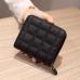 Wallet Women PU Leather Female Plaid Purses Nubuck Card Holder Wallet Fashion Woman Wallet Short Zipper Cute Pocket Coin Purse