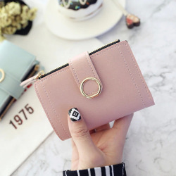 Women Wallets Small Fashion Brand Leather Purse Women Ladies Card Bag For Women 2018 Clutch Women Female Purse Money Clip Wallet