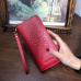 AOEO Ladies Embossing Wallet Female With Genuine Leather Wristlet Card & Id Holders Money Purse For Womens Wallets And Purses