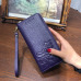 AOEO Ladies Embossing Wallet Female With Genuine Leather Wristlet Card & Id Holders Money Purse For Womens Wallets And Purses