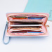 Brand Designer Leather Wallets Women Purses Zipper Long Coin Purses Money Bags Card Holders Clutch Wristlet Phone Wallets Female