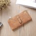 Fashion Luxury Brand Women Wallets Matte Leather Wallet Female Coin Purse Wallet Women Card Holder Wristlet Money Bag Small Bag