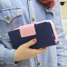 Large Capacity Women Long Slim Wallet Female Coin Purse  Leather Zipper Clutch Lady Handbag Phone Card Photo Holder Wristlet