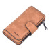 Maison Fabre Fashion Women Wallets Long Dull Polish PU Leather Wallet Female Double Zipper Clutch Coin Purse Ladies Wristlet 313