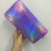 Wallet Women Handbag Holographic Leather Laser Organizer Wallets Ladies Long Wristlet purses Female Coin Girl Purse Card Pocket