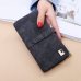 Woman wallet Long Fashion Luxury Brand  frosted Leather purse Female Coin Purse Wallet Women Card Holder Wristlet Money Bag