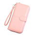 Women Wallet Female Purse Women Leather Wallet Long Trifold Coin Purse Card Holder Money Clutch Wristlet Multifunction Zipper