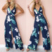 2018 Fashion Women Jumpsuit Sleeveless Striped Jumpsuit Summer Romper Wide Leg Trousers Womens V-neck Casual Clubwear Outfits