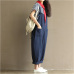 2018 New Womens Casual Loose Linen Pants Cotton Jumpsuit Strap Harem Trousers Overalls Overalls Loose Harem Pants Trousers