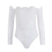 2018 summer New white Lace Jumpsuit Bodysuits Women Sexy Ladies Elegant playsuit Off Shoulder Overalls Long Sleeve Femme Romper