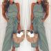 2018 summer womens jumpsuit romper Sleeveless Striped Jumpsuit Casual Clubwear Wide Leg Pants  Romper womens jumpsuit C30814