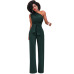 Anself Jumpsuits Women Romper Overalls Sexy One Shoulder Jumpsuit Rompers 2019 Autumn Female Solid Elegant Body Suit With Belt