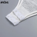 Aproms Sexy V Neck Lace Mesh Bodysuits Women Skinny Fit White Romper Jumpsuit Sleeveless Bodycon Bodysuit Top for Women Clothing