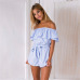 Bohemian Style Playsuit Floral Print Sexy Rompers Short Overalls Top Macacao Feminino Women Clothes Casual Summer Beach Jumpsuit