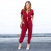 CHAMSGEND jumpsuit 2018 New Fashion Women's Chiffon Short Sleeve Clubwear Playsuit Bodycon Party Jumpsuit Romper June29