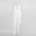 COSYGAL  Fringes Rompers Womens Jumpsuit Tassels Sexy Solid Playsuit White Chic Outfits Fashion Runway Jumpsuits For Women 2018