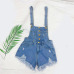 CbuCyi Fashion Denim Overalls for Women Jumpsuit Female Denim Rompers Womens Playsuit Salopette Straps Overalls Shorts Rompers