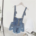 CbuCyi New Vogue Women Denim Playsuits Salopette Straps Cotton Short Romper Loose Casual Overalls Shorts Rompers Ladies Playsuit