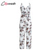 Conmoto 2019 Beach Bohemian Jumpsuits Women Spaghetti Strap Wide Leg Summer Jumpsuit Rompers Casual Jumpsuit Romper