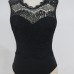 Dear-Lover Bodysuit Women Sexy Black Lace High Neck Cut Out Back Bodycon Jumpsuits Romper Combinaison Shorts Playsuits LC32050