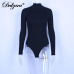 Dulzura long sleeve women bodysuit turtleneck sexy slid 2018 autumn winter female warm clothes slim fit fashion body suit