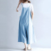 EaseHut 2019 Plus Size Women Cotton Pockets Long Wide Leg Romper Strappy Dungaree Overalls Casual Loose Solid Jumpsuit Trousers