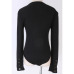 Fashion Sexy Women Long Sleeve O Neck Stretch Bodysuit Lady Leotard Body Tops Europe and America